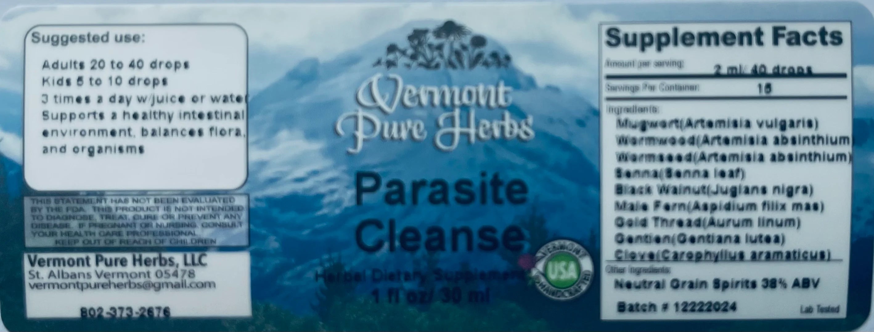 Parasite Cleanse by Vermont Pure Herbs