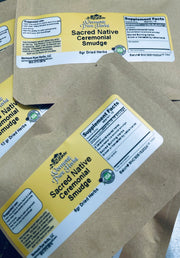 Sacred Native Ceremonial Smudge Herbs by Vermont Pure Herbs