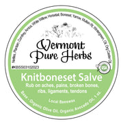 Knitboneset Salve by Vermont Pure Herbs