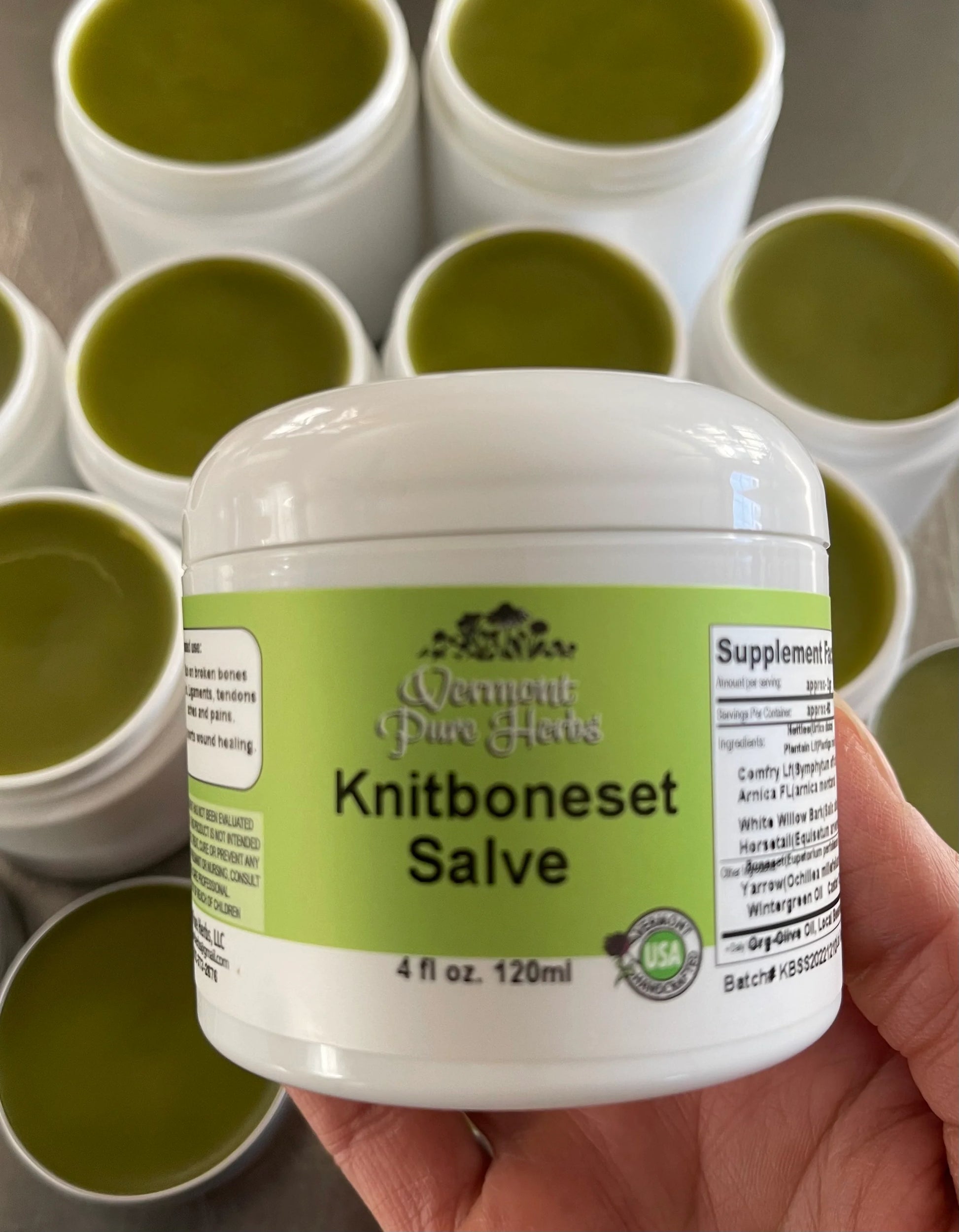 Knitboneset Salve by Vermont Pure Herbs