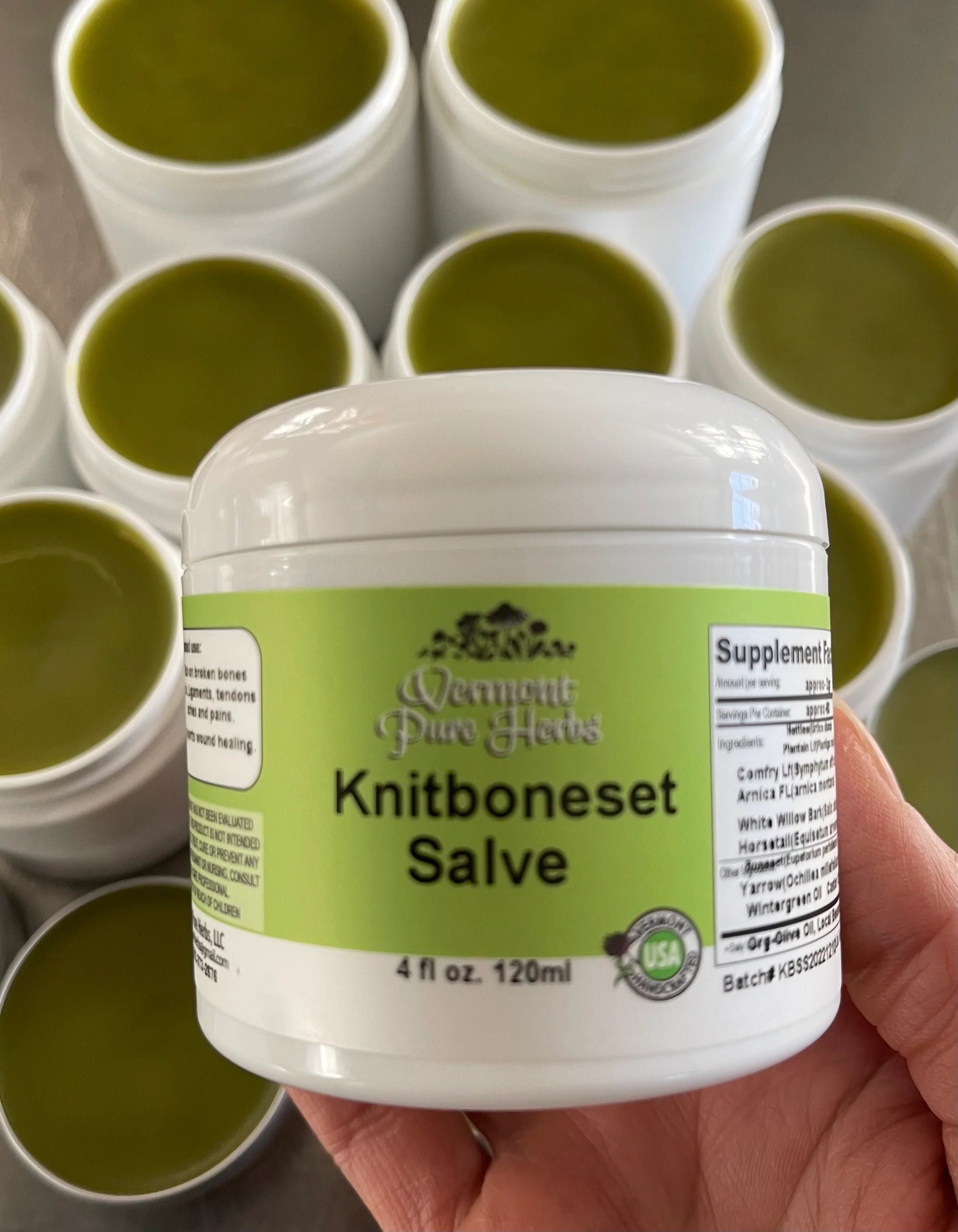 Knitboneset Salve by Vermont Pure Herbs