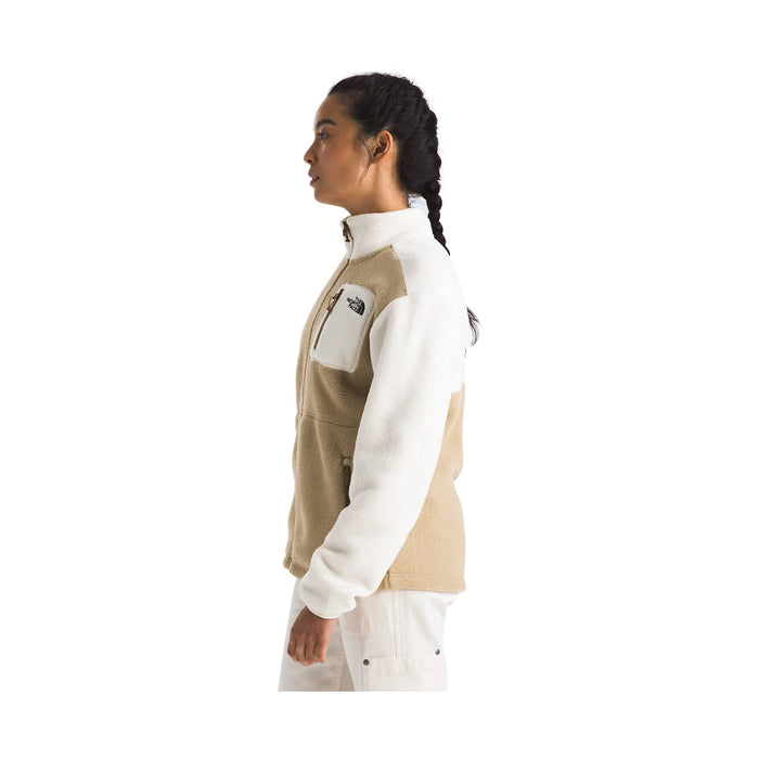 The North Face Women's Yumiori Full Zip Fleece - Khaki Stone/White Dune/Utility Brown