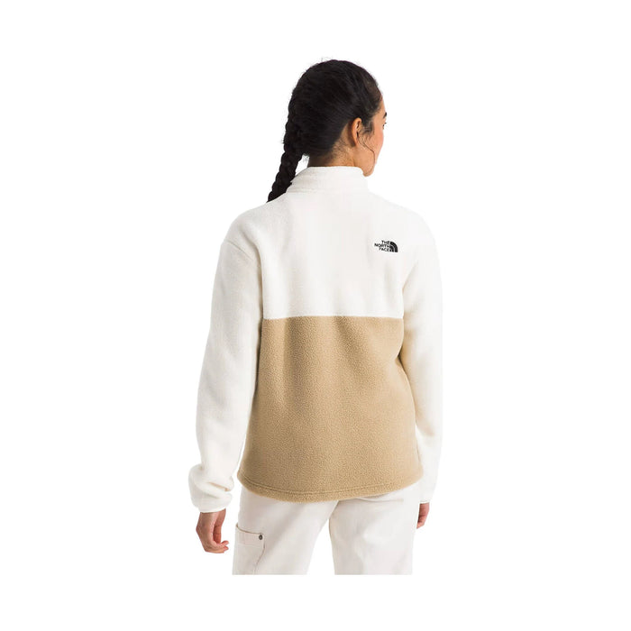 The North Face Women's Yumiori Full Zip Fleece - Khaki Stone/White Dune/Utility Brown