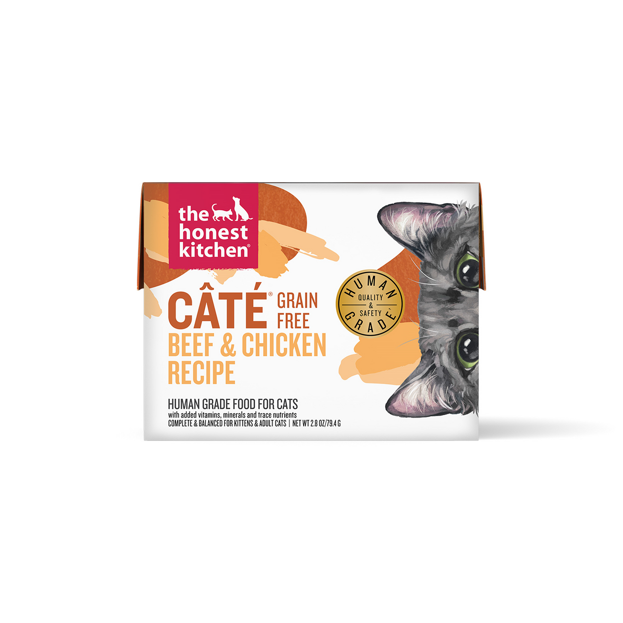 Honest Kitchen Grain Free Beef Pate Cat Food 2.8oz by Pet Food Warehouse