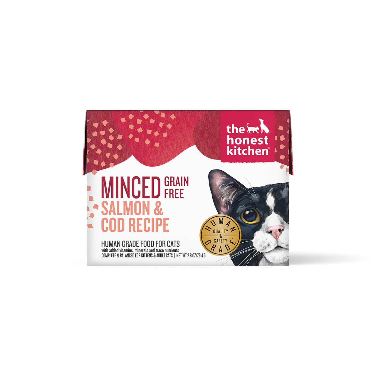Honest Kitchen Grain Free Salmon in Bone Broth Gravy Cat Food 2.8oz by Pet Food Warehouse