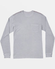 RVCA PTC Pigment Long Sleeve Tee - Monument by Harbour Thread