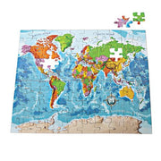 Educational The World Magnetic 100 Piece Puzzle with Storage Canister