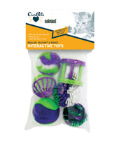 Our Pet Cat Toy Rollin In Fun Assorted 6 pack by Pet Food Warehouse