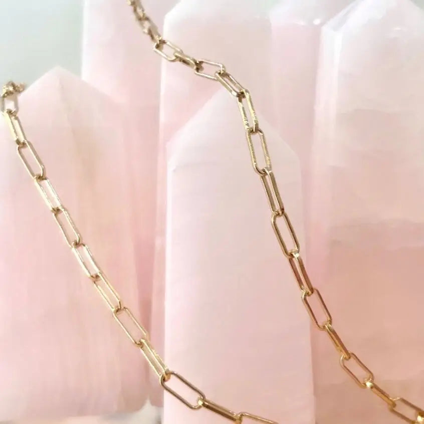 Mineral and Matter Paperclip Stacking Necklace by Harbour Thread