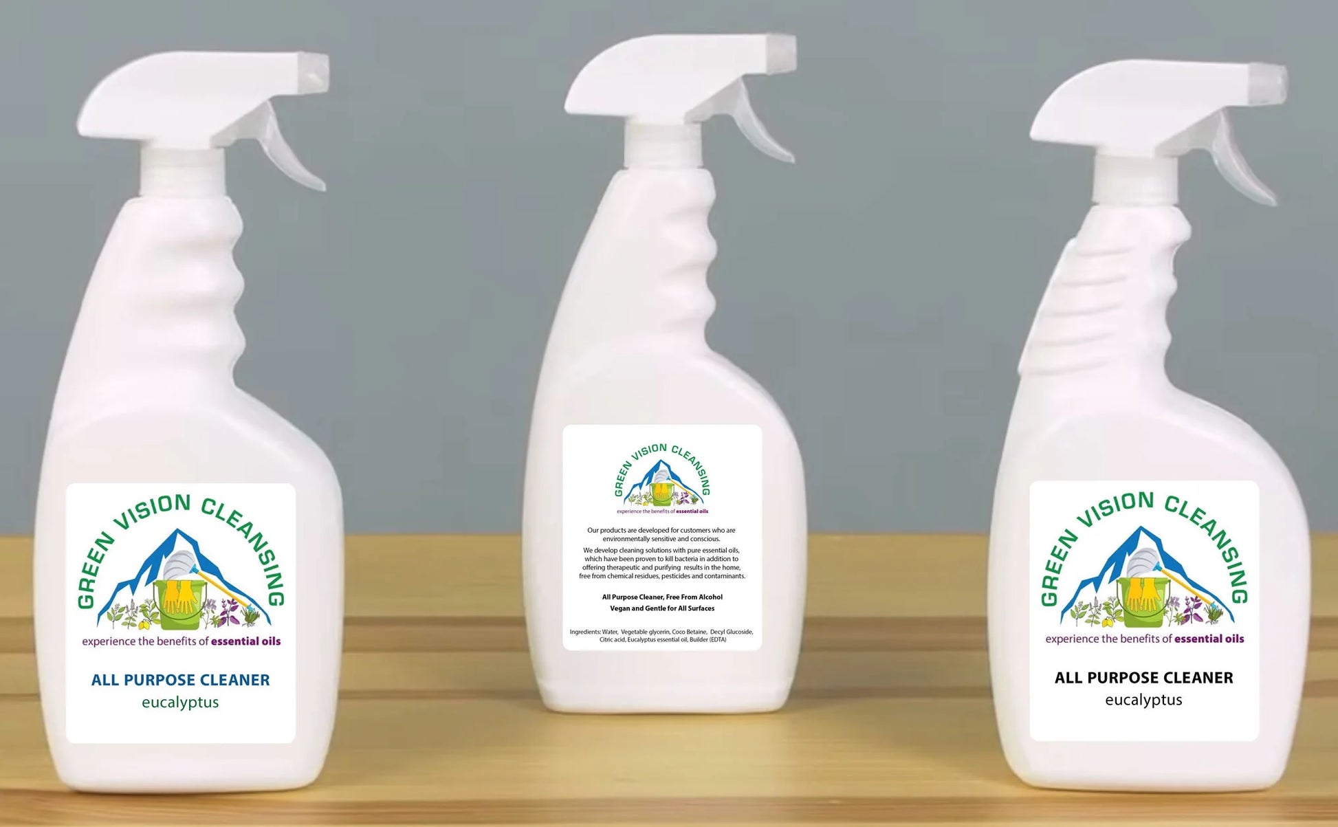 All Purpose Cleaner - Eucalyptus, 32 oz by Green Vision Cleansing