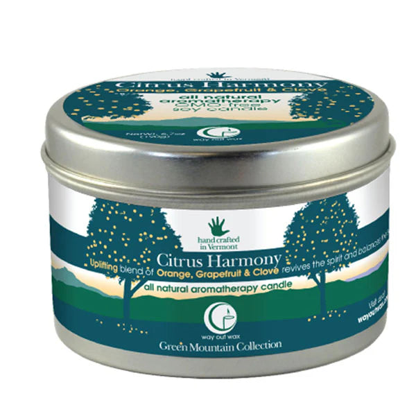 Citrus Harmony - Large Travel Tin by Way Out Wax