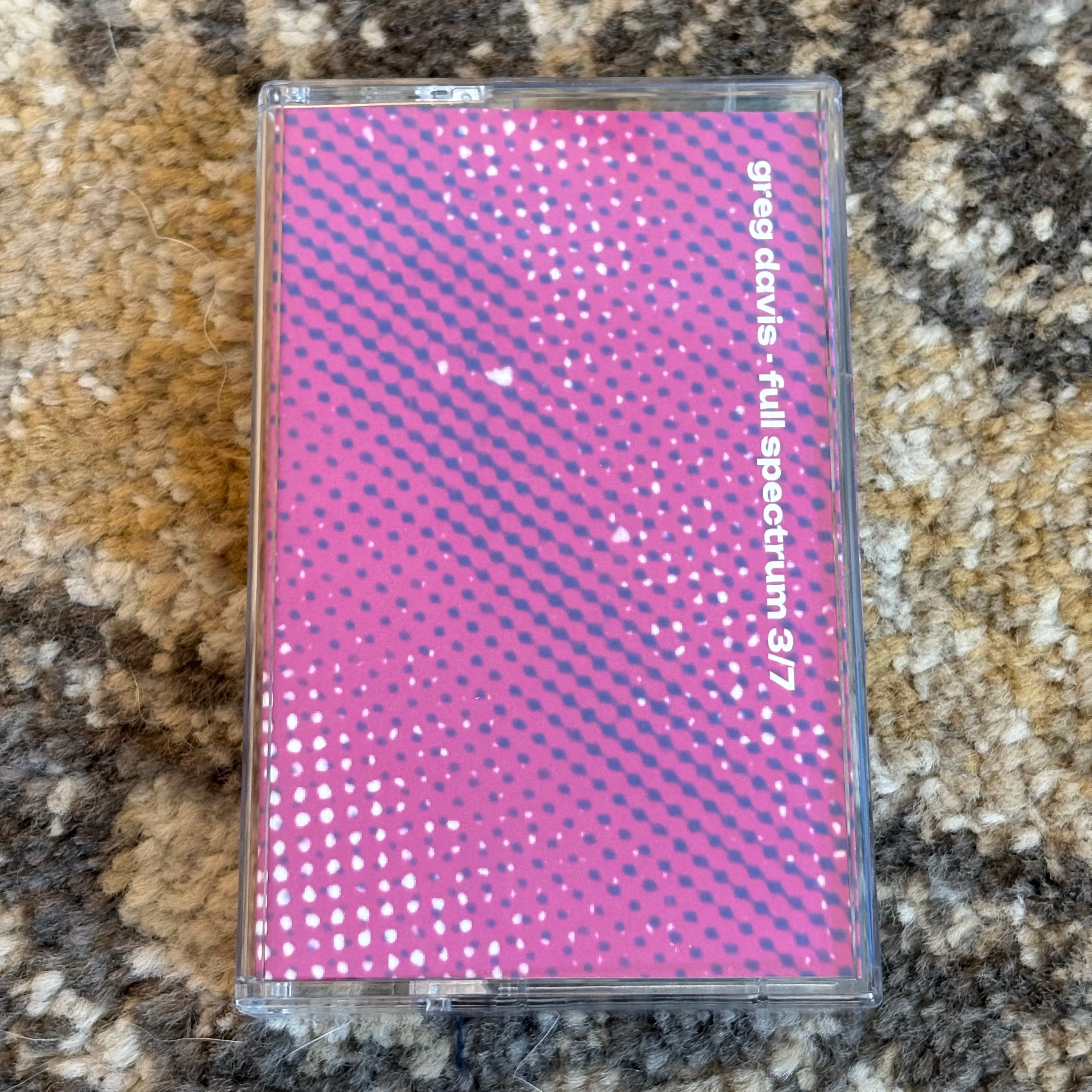 (AR036) Greg Davis - Full Spectrum 3/7 Cassette by Autumn Records