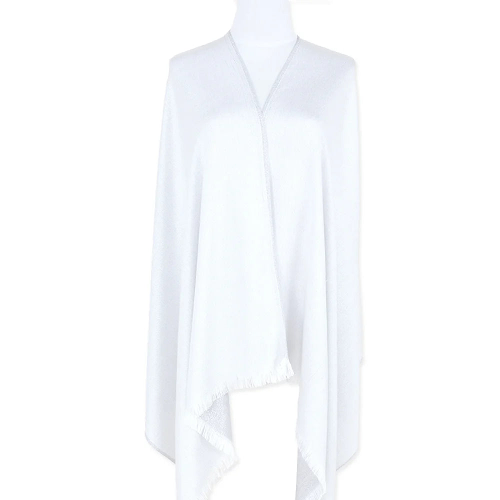 White Sparkler Pashmina by Beau Ties of Vermont
