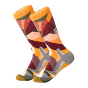 Abstract Gold Women's Socks by Beau Ties of Vermont