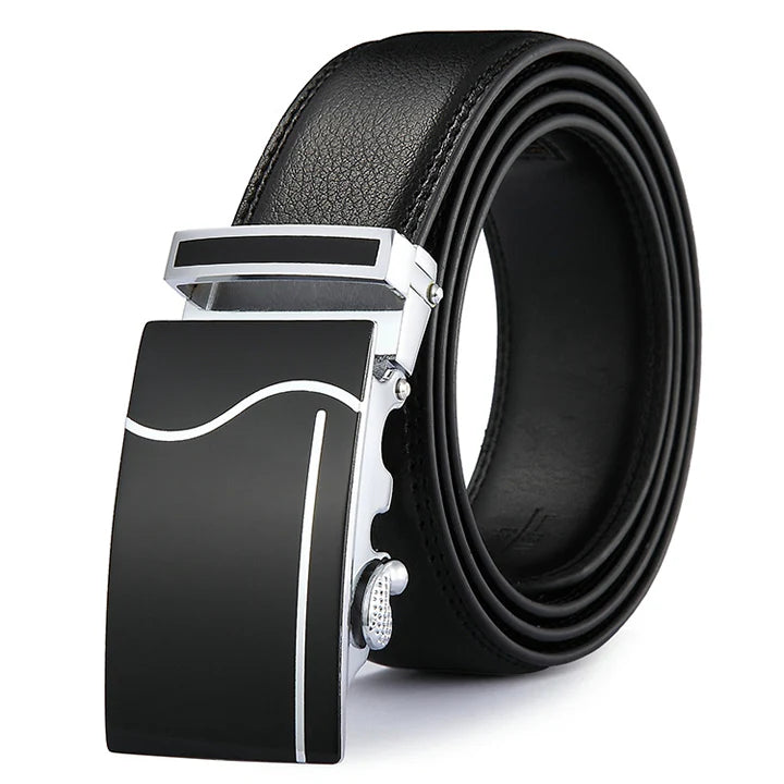 Fuller Black Leather Belt by Beau Ties of Vermont