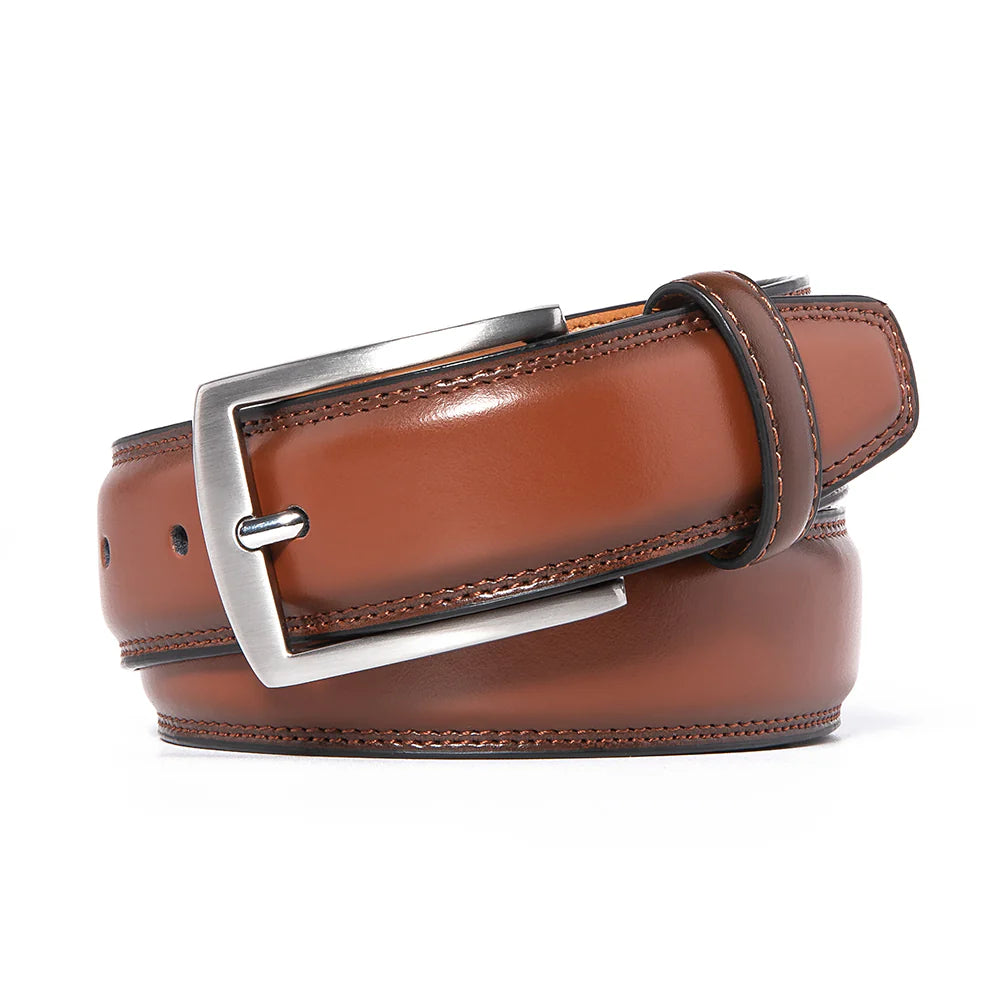 Premium Leather Belt - Brown by Beau Ties of Vermont