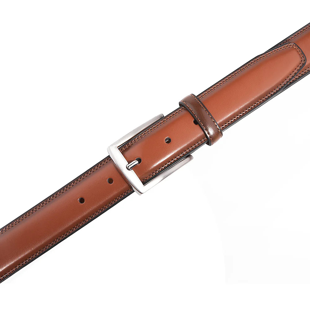 Premium Leather Belt - Brown by Beau Ties of Vermont