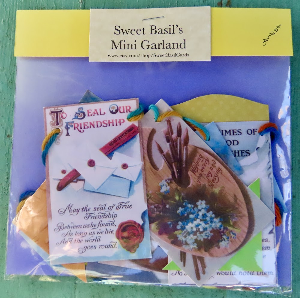 Mini Garlands, 2" x 3" - Artist by Sweet Basil Cards