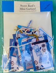 Mini Garlands, 2" x 3" - Hanukkah by Sweet Basil Cards