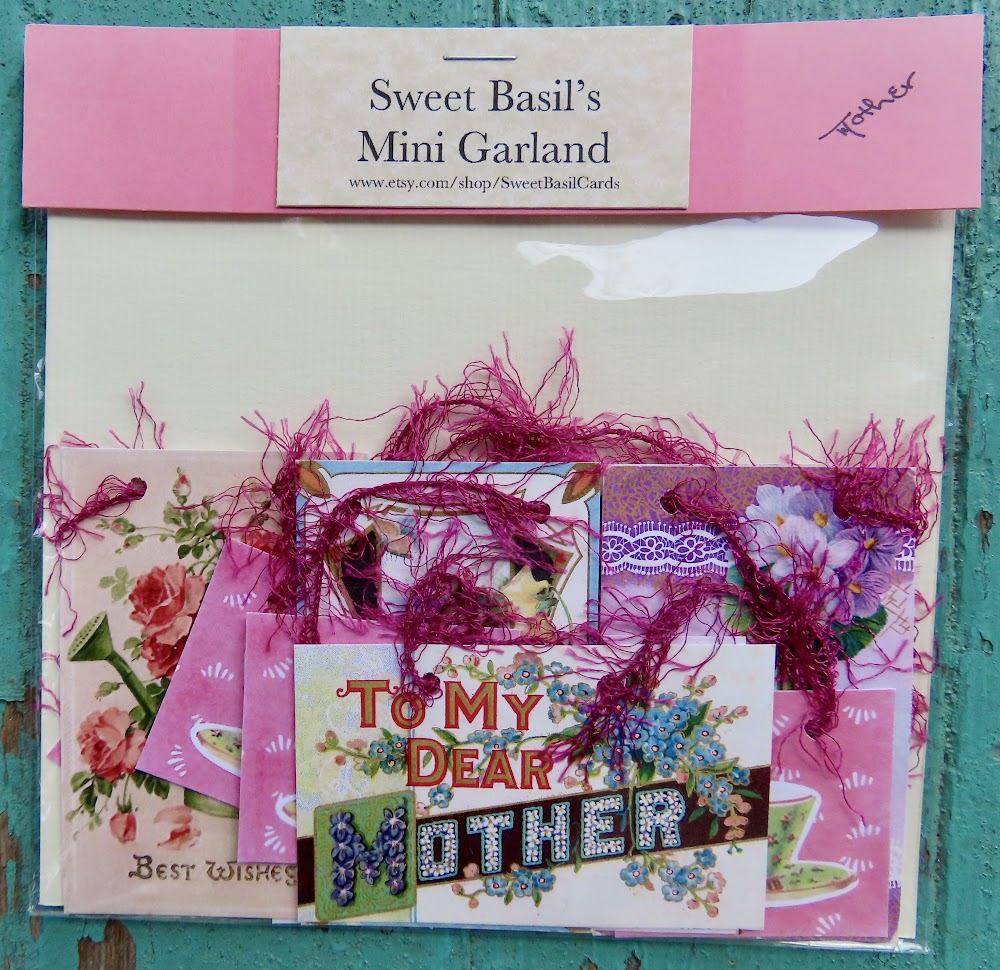 Mini Garlands, 2" x 3" - Mother by Sweet Basil Cards