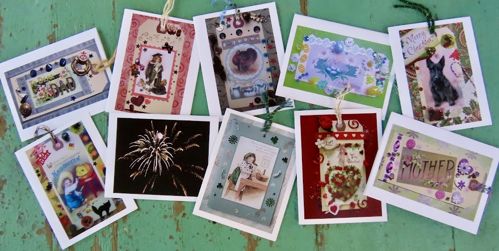 Greeting Cards, 10 Vermont greeting cards in each set - Holidays by Sweet Basil Cards