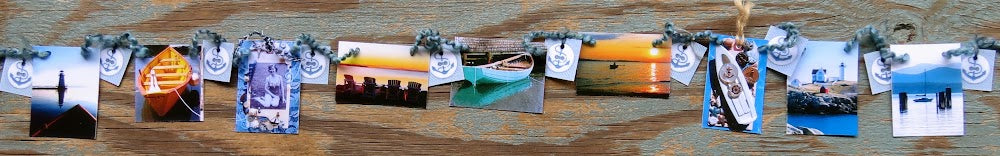 Mini Garlands, 2" x 3" - Lakes & Oceans by Sweet Basil Cards