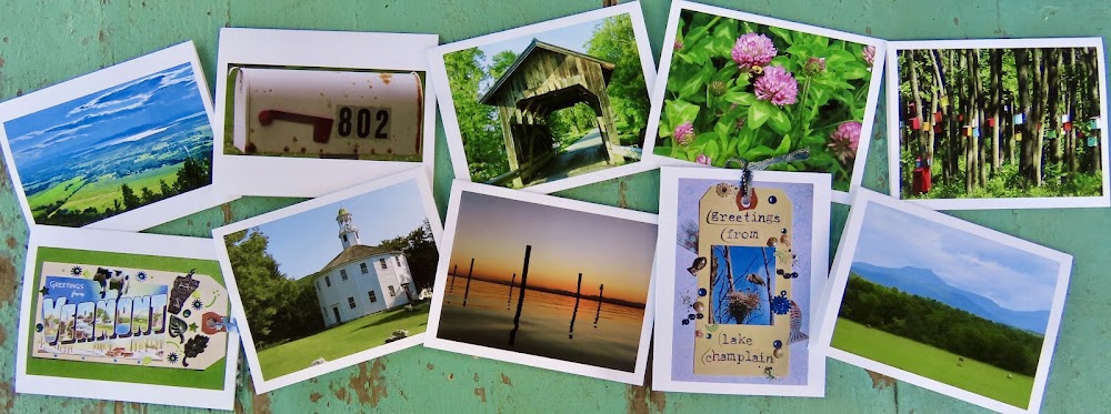 Greeting Cards, 10 Vermont greeting cards in each set - Vermont by Sweet Basil Cards