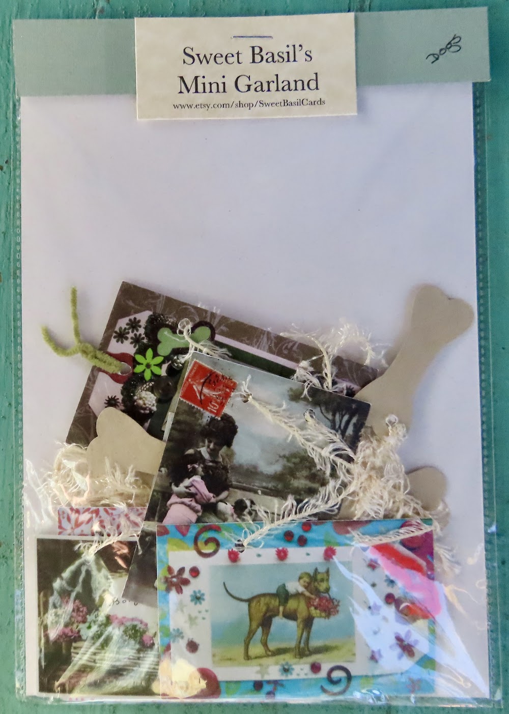 Mini Garlands, 2" x 3" - Dogs by Sweet Basil Cards