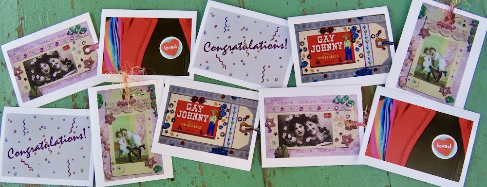 Greeting Cards, 10 Vermont greeting cards in each set - LGBTQ+ by Sweet Basil Cards