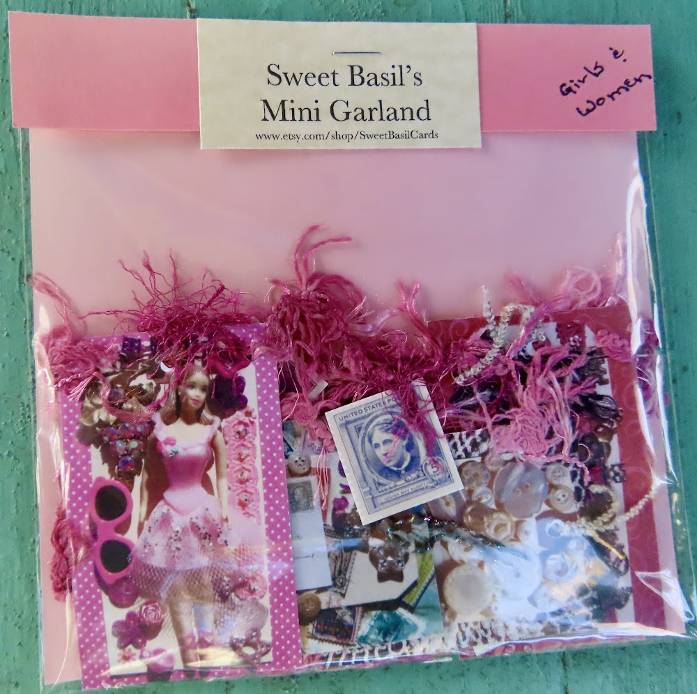 Mini Garlands, 2" x 3" - Girls and Women by Sweet Basil Cards
