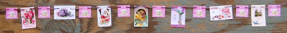 Mini Garlands, 2" x 3" - Teacher by Sweet Basil Cards