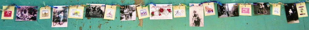 Mini Garlands, 2" x 3" - Bicycles by Sweet Basil Cards
