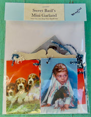 Mini Garlands, 2" x 3" - Beagles by Sweet Basil Cards