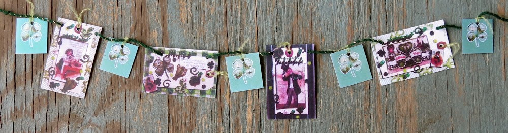 Mini Garlands, 2" x 3" - St. Patrick's by Sweet Basil Cards