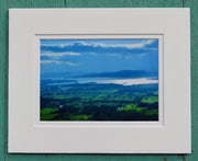 Matted Photos - View from Mt. Philo VT by Sweet Basil Cards