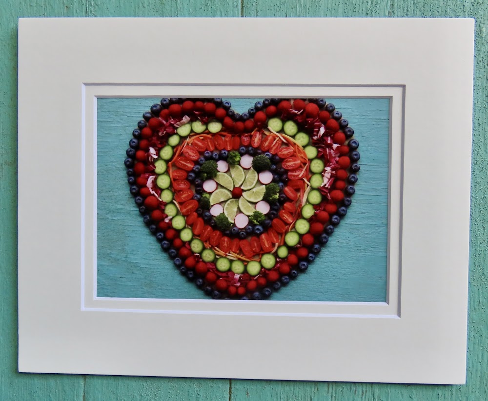 Matted Photos - Mandala Heart by Sweet Basil Cards