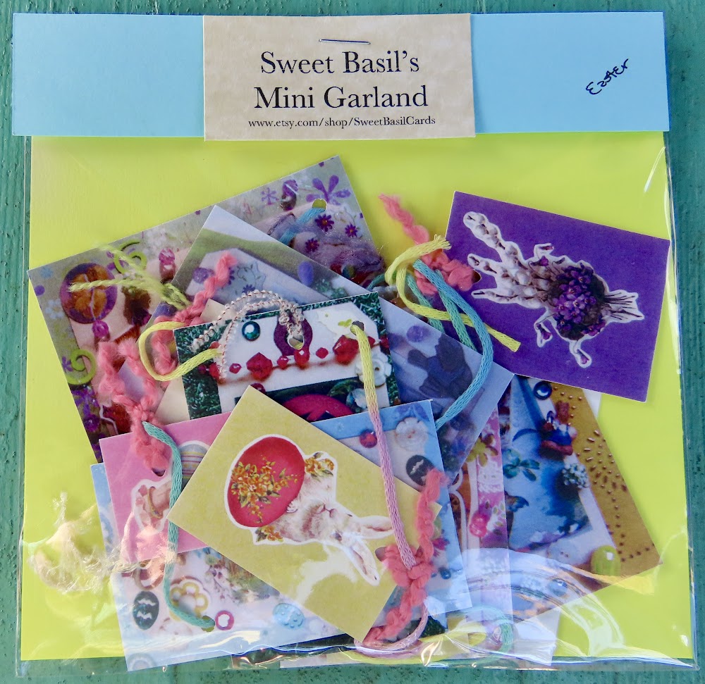 Mini Garlands, 2" x 3" - Easter by Sweet Basil Cards