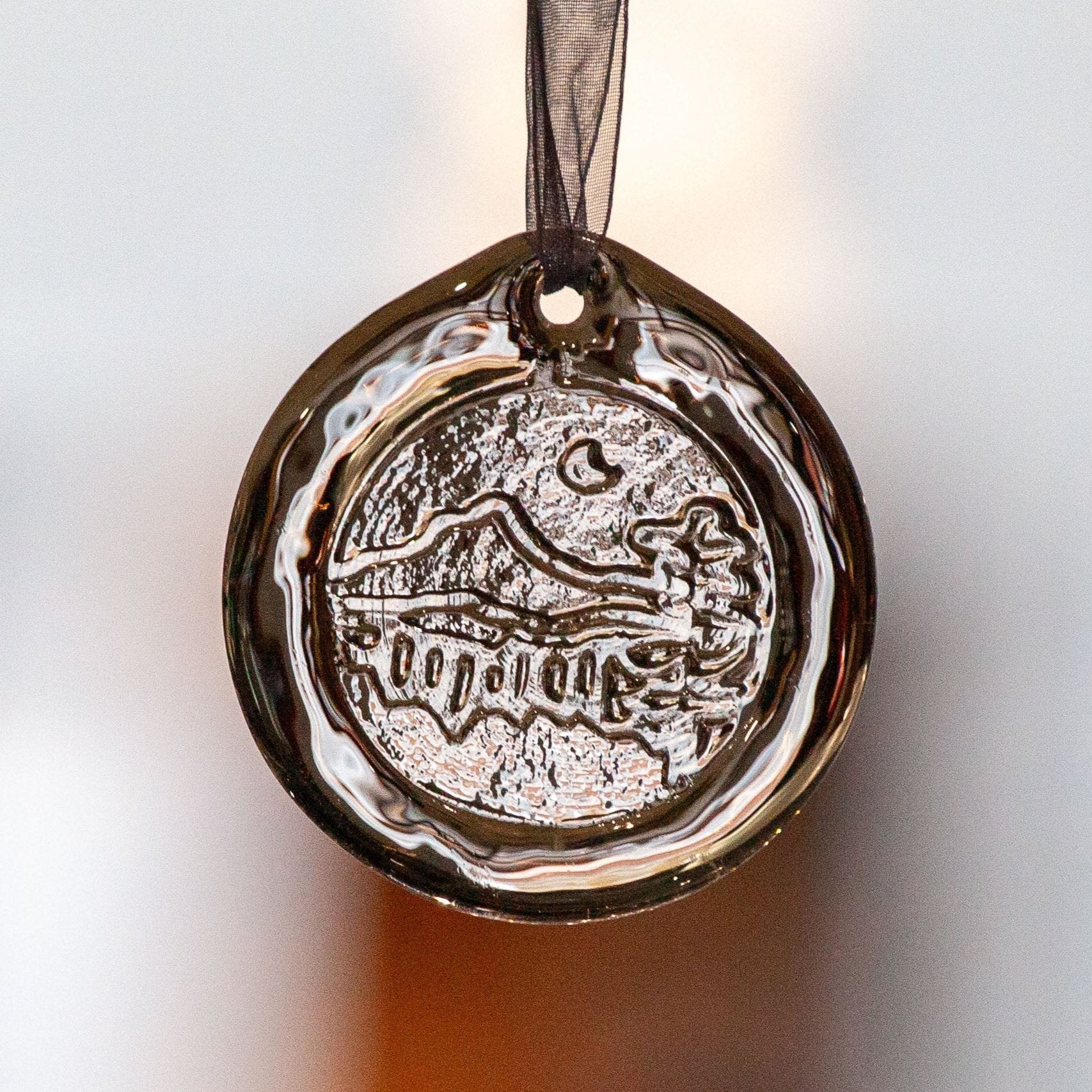 Suncatcher Ornament - Camel's Hump by AO Glass