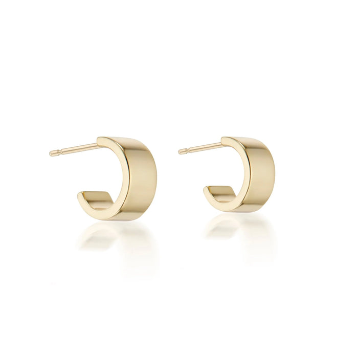 Golden Embrace Huggie Earrings