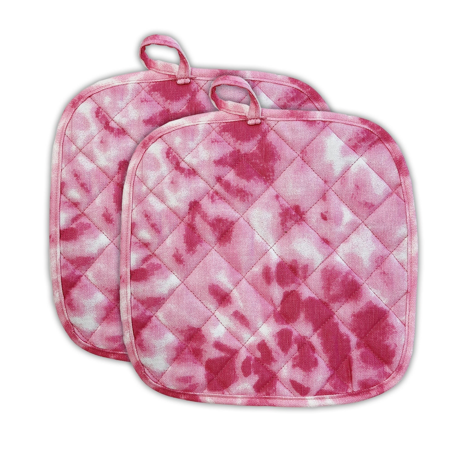 Nautilus Pink Potholders by Beau Ties of Vermont