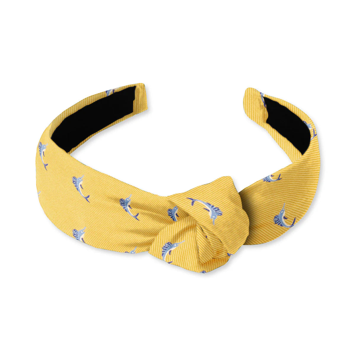 Blue Marlin Gold - Knotted Headband by Beau Ties of Vermont