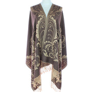 Brown Floral Pashmina by Beau Ties of Vermont