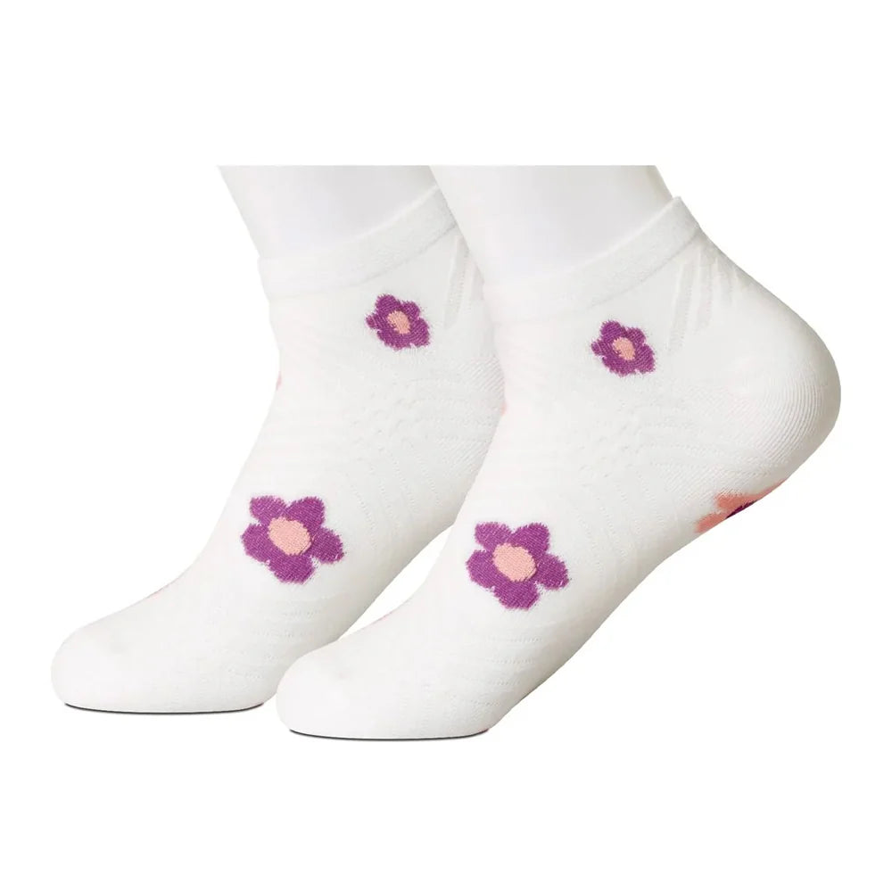 Pansies Ankle Women's Socks by Beau Ties of Vermont