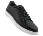 Pure Black Leather Sneaker by Beau Ties of Vermont