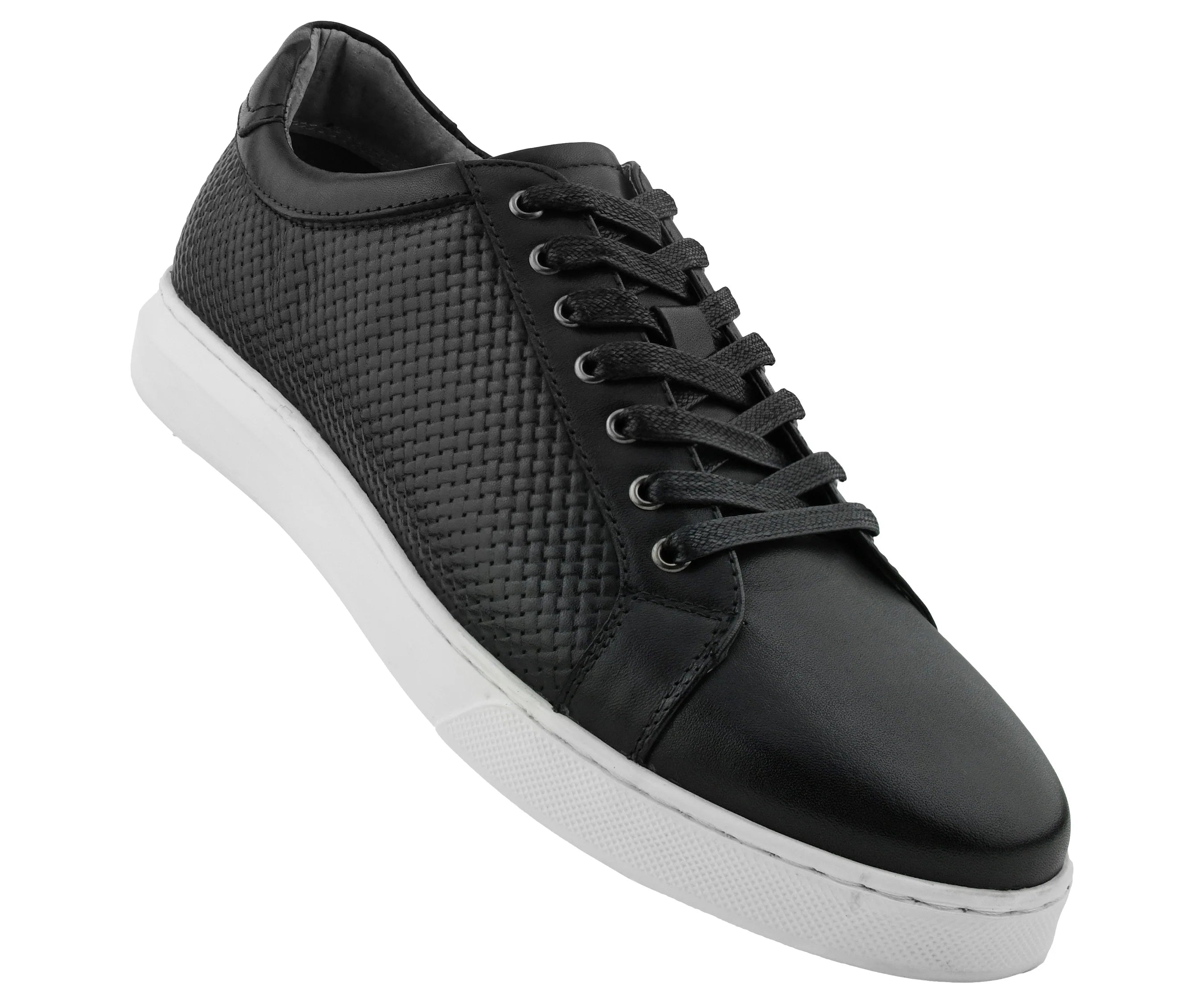 Pure Black Leather Sneaker by Beau Ties of Vermont