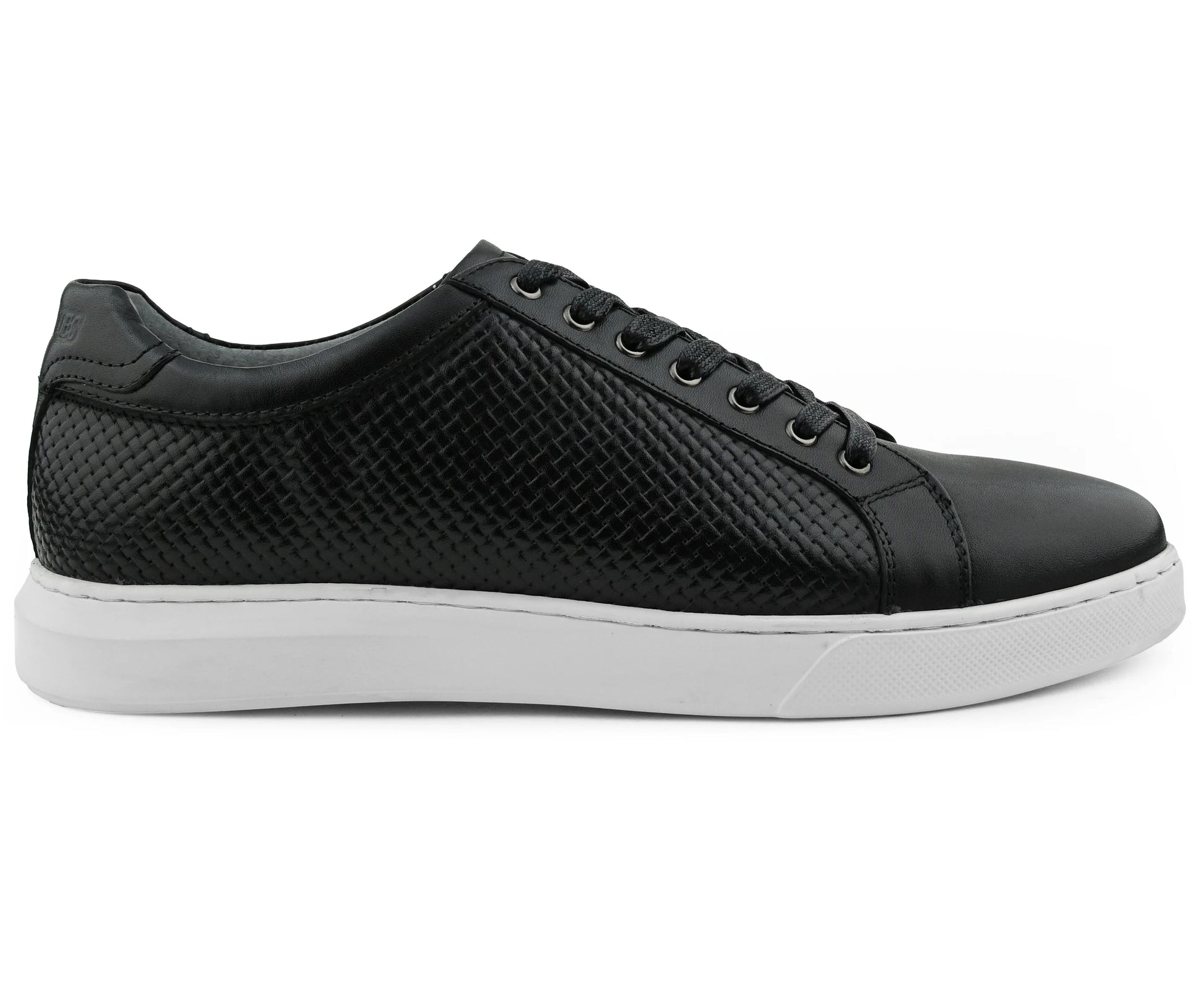 Pure Black Leather Sneaker by Beau Ties of Vermont