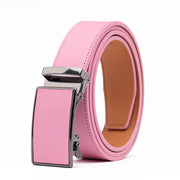 Leather Ratchet Belt - Pink by Beau Ties of Vermont