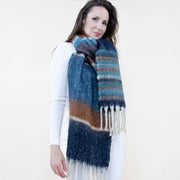 Nouvel Navy Winter Shawl by Beau Ties of Vermont