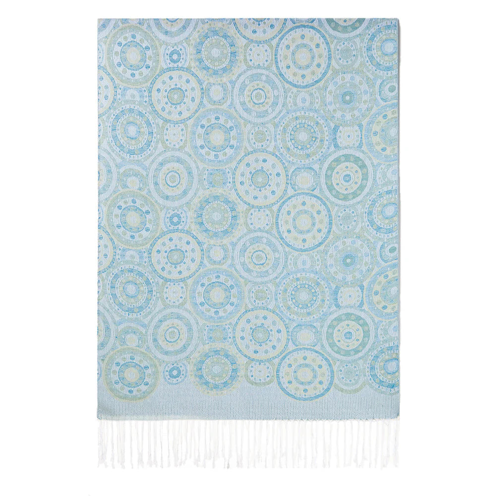 Mint Bohemian Mandala Pashmina by Beau Ties of Vermont