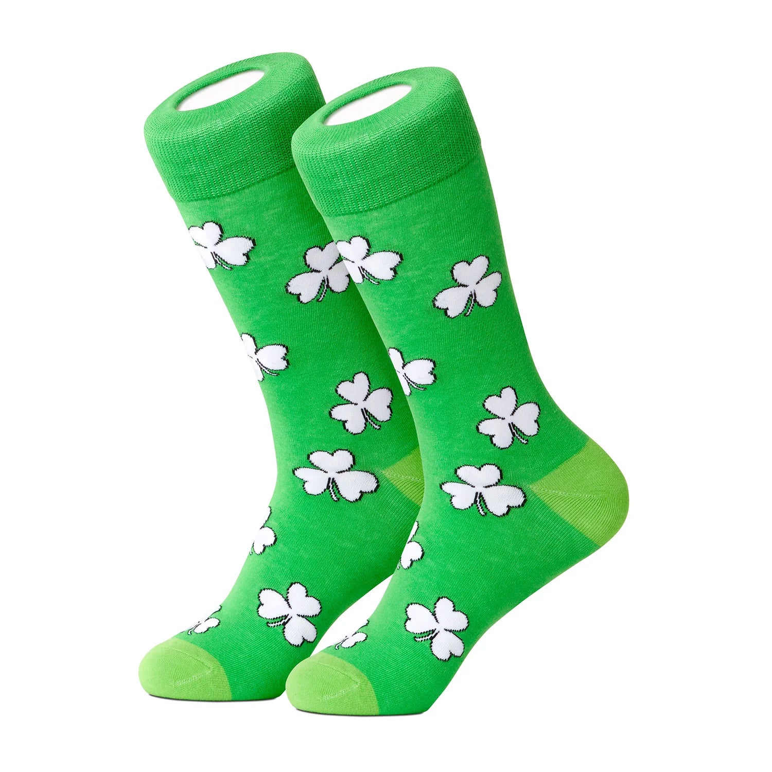 Shamrock White Women's Socks by Beau Ties of Vermont